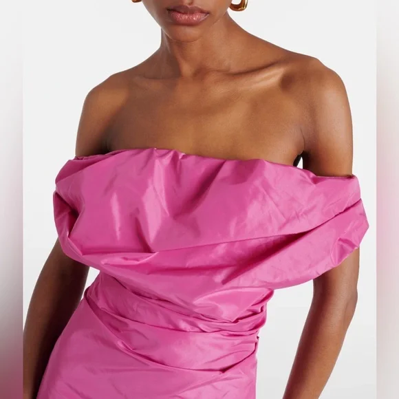 NWT Staud Andrea off-shoulder gown Size 2 - Picture 3 of 3